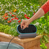 GARDENA 13330-20, Control del riego gris/Turquesa