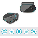 GARDENA Sistema de riego solar AquaBloom L Set, Control del riego gris/Turquesa