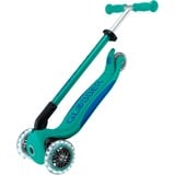 GLOBBER Primo Foldable Plus Lights, Vespa turquesa/Azul oscuro