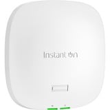 Hewlett Packard Enterprise Punto de acceso Instant On de red Doble Radio 2x2 Wi‑Fi 6 (RW) AP21 blanco