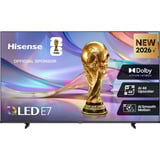 Hisense 58E7S, TV QLED negro