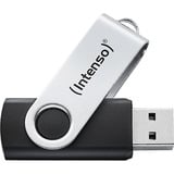 Intenso Office Line 128 GB, Lápiz USB plateado/Negro