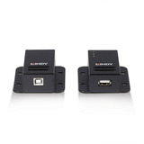 Lindy Extensor USB 2.0 Cat.6 negro