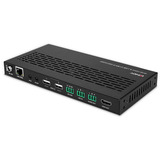 Lindy Sistema 4K30 HDMI y USB sobre IP - Decodificador, Alargador de HDMI negro