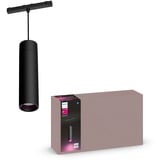 Philips Hue Colgante cilindro Perifo, Lámpara negro, Philips Hue White and Color ambiance Colgante cilindro Perifo, Luz de suspensión inteligente, Bluetooth, Negro, LED integrado, Metal, Blanco