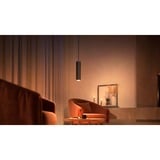 Philips Hue Colgante cilindro Perifo, Lámpara negro, Philips Hue White and Color ambiance Colgante cilindro Perifo, Luz de suspensión inteligente, Bluetooth, Negro, LED integrado, Metal, Blanco