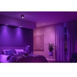 Philips Hue Foco empotrable White & Color Ambiance Centura, Luz de LED negro