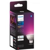 Philips Hue MR16 - Focos inteligentes, Lámpara LED Philips Hue White and Color ambiance MR16 - Focos inteligentes, Bombilla inteligente, Bluetooth/Zigbee, Blanco, LED, GU5.3, MR16