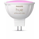 Philips Hue MR16 - Focos inteligentes, Lámpara LED Philips Hue White and Color ambiance MR16 - Focos inteligentes, Bombilla inteligente, Bluetooth/Zigbee, Blanco, LED, GU5.3, MR16