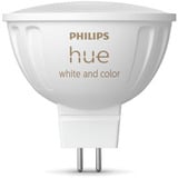 Philips Hue MR16 - Focos inteligentes, Lámpara LED Philips Hue White and Color ambiance MR16 - Focos inteligentes, Bombilla inteligente, Bluetooth/Zigbee, Blanco, LED, GU5.3, MR16