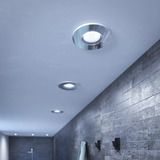 Philips Hue White Ambiance Adore Bathroom Downlight Empotrable e Insertable, Luz de LED plateado