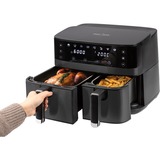 ProfiCook Freidora de aire caliente doble PC-FR 1295 H acero inoxidable (oscuro)/Negro