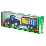 SIKU FARMER New Holland con remolque para ensilaje, Automóvil de construcción 