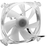 Sharkoon Shark Disc Carcasa del ordenador Ventilador 12 cm Transparente 1 pieza(s) transparente, Ventilador, 12 cm, 1000 RPM, 17,5 dB, 59 m³/h, Transparente