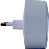 Shelly Plus Plug IT, Toma de corriente con interruptor blanco