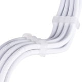 SilverStone Cable de extensión de fuente de alimentación SST-PP07E-PCI8W-V2, PCIe 8 pines (6+2), Cable alargador blanco