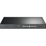 TP-Link TL-SG1218MPE Gestionado L2 Gigabit Ethernet (10/100/1000) Energía sobre Ethernet (PoE) 1U Negro, Interruptor/Conmutador Gestionado, L2, Gigabit Ethernet (10/100/1000), Energía sobre Ethernet (PoE), Montaje en rack, 1U