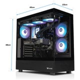 Thermaltake FTW V270 5070, Gaming-PC negro
