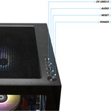 Thermaltake PC-000094-DE, Gaming-PC negro/Transparente