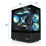 Thermaltake PC-000094-DE, Gaming-PC negro/Transparente