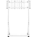 Thermaltake Soporte triple para monitores Snow, para cockpit de simulador de carreras GR500, Soporte de monitor blanco