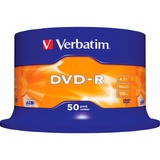 Verbatim DVD-R Matt Silver 4,7 GB 50 pieza(s), DVDs vírgenes DVD-R, 120 mm, Eje, 50 pieza(s), 4,7 GB