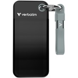 Verbatim Pocket SSD 1 TB USB Tipo C 3.2 Gen 2 (3.1 Gen 2) Negro, Gris, Unidad de estado sólido negro/Gris, 1 TB, USB Tipo C, 3.2 Gen 2 (3.1 Gen 2), 1000 MB/s, 10 Gbit/s, Negro, Gris