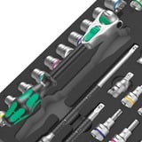Wera Inserto de espuma 8000 C Zyklop 1/2" carraca juego 1, 31 piezas, Kit de herramientas negro/Gris