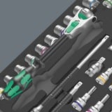 Wera Inserto de espuma 8000 C Zyklop 1/2" carraca juego 1, 31 piezas, Kit de herramientas negro/Gris