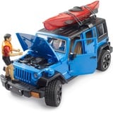 bruder Jeep Wrangler Rubicon Unlimited con kayak y figura, Automóvil de construcción 
