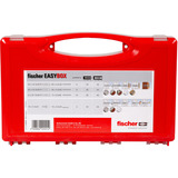 fischer EASY Box taco universal UX con tornillos, Pasador gris claro