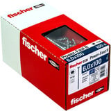 fischer Tornillo para aglomerado PowerFast II 6,0x100 cabeza avellanada TX 