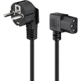 goobay 93119 cable de transmisión Negro 5 m Enchufe tipo F IEC C13 negro, 5 m, Enchufe tipo F, IEC C13, H05VV-F3G, 250 V