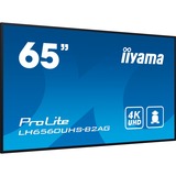 iiyama LH6560UHS-B2AG pantalla de señalización Pizarra de caballete digital 163,8 cm (64.5") LED Wifi 500 cd / m² 4K Ultra HD Negro Procesador incorporado Android 11 24/7, Pantalla de gran formato negro (mate), Pizarra de caballete digital, 163,8 cm (64.5"), LED, 3840 x 2160 Pixeles, Wifi, 24/7