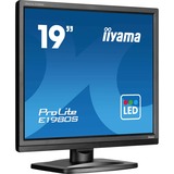 iiyama ProLite E1980S-B1 pantalla para PC 48,3 cm (19") 1280 x 1024 Pixeles VGA LED Negro, Monitor LED negro (mate), 48,3 cm (19"), 1280 x 1024 Pixeles, VGA, LED, 3 ms, Negro