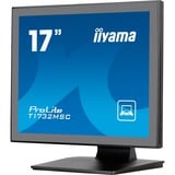 iiyama ProLite pantalla para PC 43,2 cm (17") 1280 x 1024 Pixeles SXGA LED Pantalla táctil Mesa Negro, Monitor LED negro, 43,2 cm (17"), 1280 x 1024 Pixeles, SXGA, LED, 5 ms, Negro