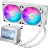 ASUS ROG RYUJIN III 240 ARGB White Edition Procesador Sistema de refrigeración líquida todo en uno 12 cm Blanco 1 pieza(s), Refrigeración por agua blanco, Sistema de refrigeración líquida todo en uno, 12 cm, Blanco