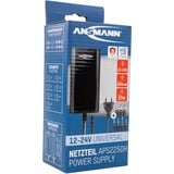 Ansmann APS 2250H adaptador e inversor de corriente Interior 27 W Negro, Fuente de alimentación negro, Universal, Interior, 100 - 240 V, 50/60 Hz, 27 W, 12 - 24 V