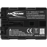 Ansmann A-Son NP FM 500H Ión de litio 1500 mAh, Batería para cámara 1500 mAh, 7,4 V, Ión de litio