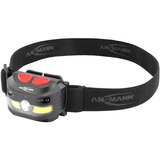 Ansmann Linterna frontal HD250RS, Luz de LED negro