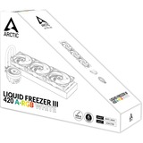Arctic Liquid Freezer III 420 A-RGB, Refrigeración por agua blanco