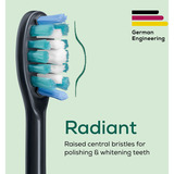 Beurer SC Cabezas de cepillo Premium Whiten Green Planet, Cabezal de cepillo negro