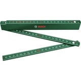 Bosch Regla plegable de madera 2m, Bar verde