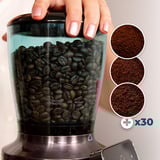 Cecotec 1805, Molinillo de café acero fino/Negro