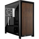 Corsair FRAME 4000D RS Wood, Cajas de torre negro/Madera