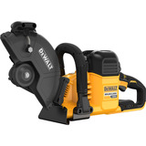 DEWALT Amoladora angular inalámbrica XR FLEXVOLT DCS691N, 54 voltios, Máquina de corte amarillo/Negro