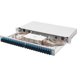 Digitus Caja de empalme de fibra óptica, 1U, equipada, 24x SC DX, OS2, Caja de fíbra óptica 