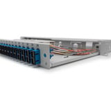 Digitus Caja de empalme de fibra óptica, 1U, equipada, 24x SC DX, OS2, Caja de fíbra óptica 