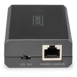 Digitus Divisor PoE Ethernet Gigabit, 802.3bt, 51 Watt, Splitter PoE negro