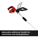 EINHELL GE-CT 18 Li Kit Batería, Cortabordes rojo/Negro, 8500 RPM, 90°, Batería, Ión de litio, 18 V, 2 Ah